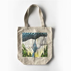 Starry Falls Canvas Tote Bag
